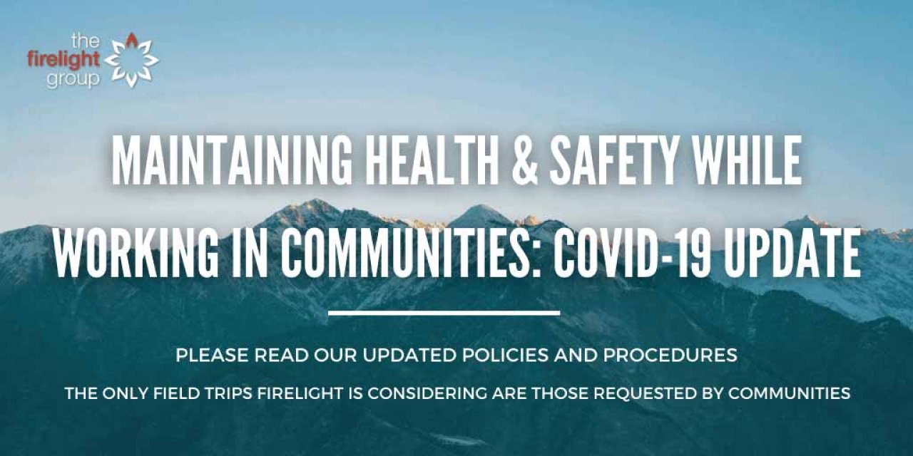 Maintaining Health & Safety While Working in Communities: COVID-19 Update