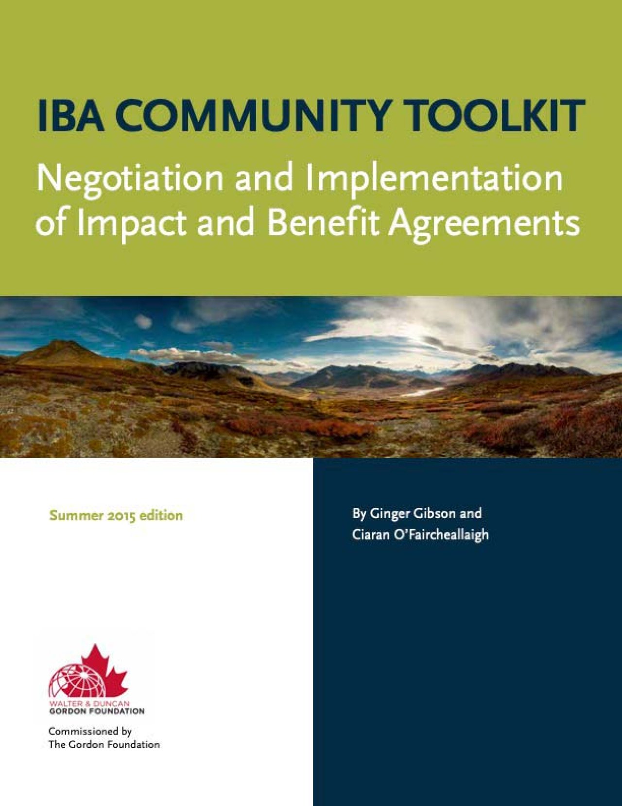 IBA Community Toolkit (2015) Cover